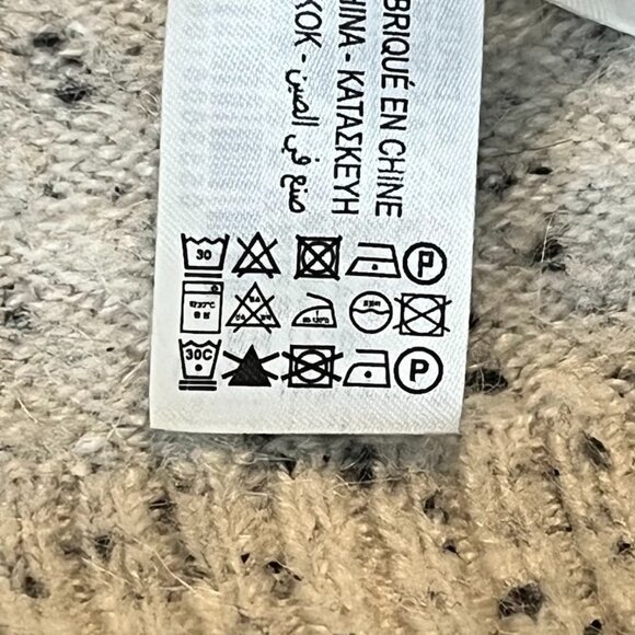 Zara Turtleneck Pullover Sweater Oversized Cozy Academia Winter Preppy S - Picture 4 of 5